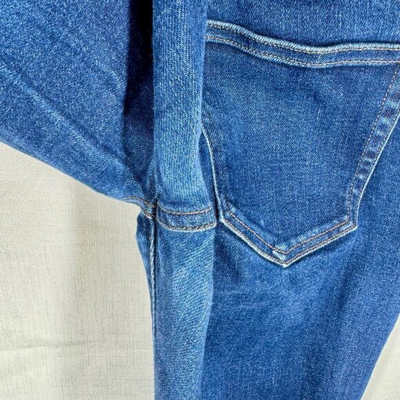 S.M.N Denim The Finn Tapered Slim Jeans Men's 32 Japanese Selvedge USA Dark Blue - Picture 9 of 15